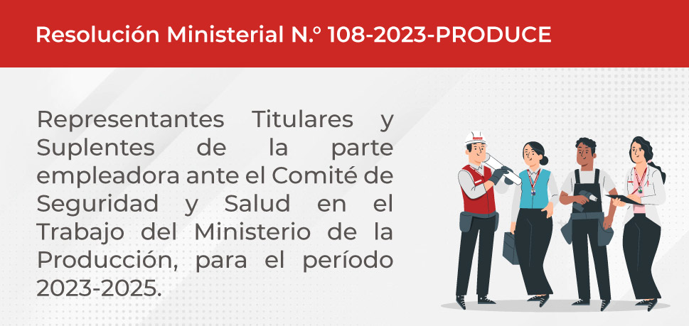 Resolución Ministerial N.° 108-2023-PRODUCE