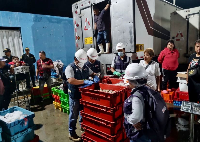 PRODUCE DECOMISA MÁS DE 1100 TONELADAS DE RECURSOS EN LO QUE VA DEL AÑO EN LA LUCHA CONTRA LA PESCA ILEGAL