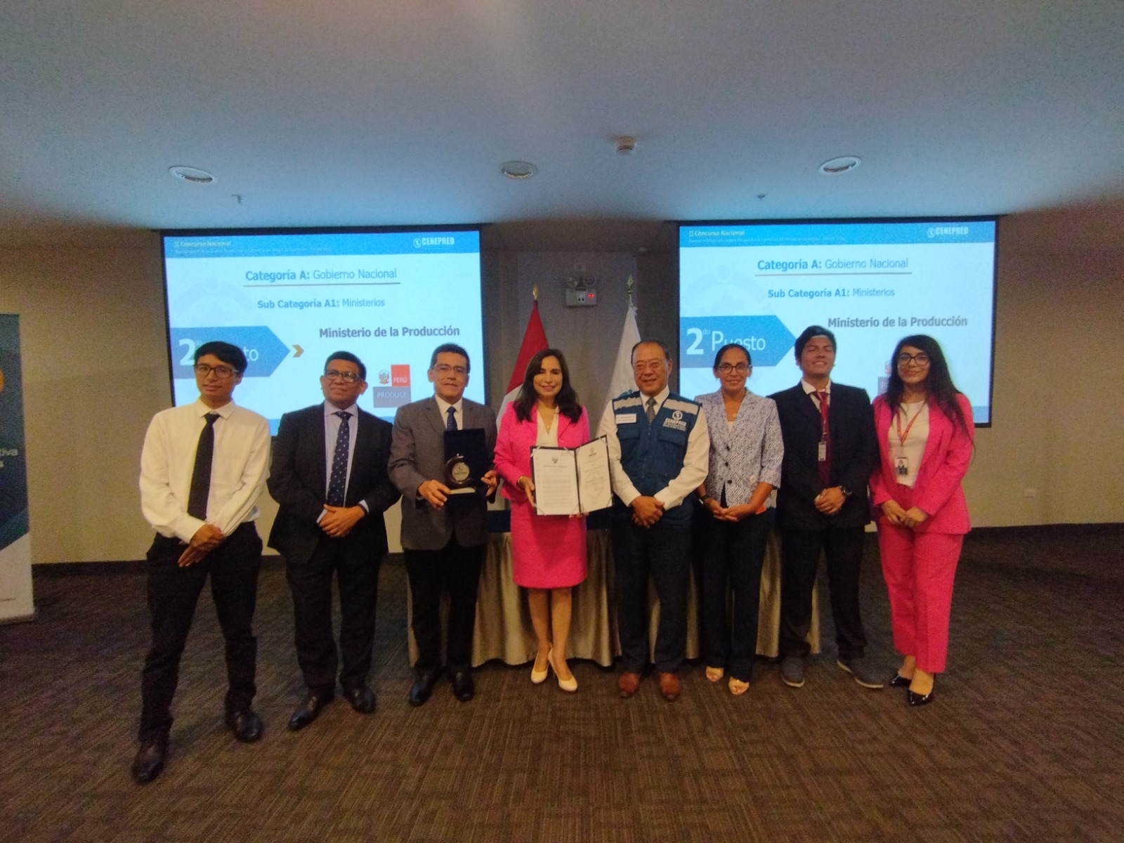 CENEPRED PREMIA A PRODUCE POR IMPLEMENTAR BUENAS PRÁCTICAS EN GESTIÓN DEL RIESGO